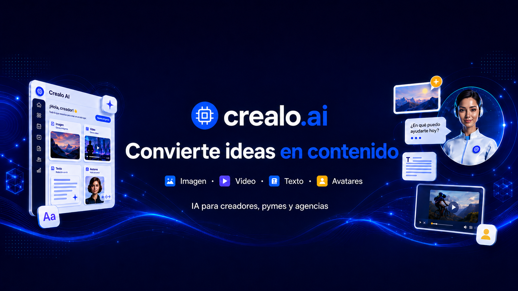Crealo AI — Inteligencia Artificial para crear contenido