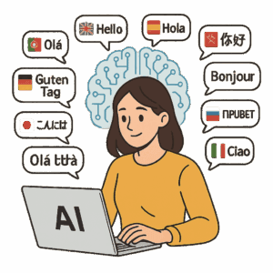 Variedad de idiomas. Genere contenido de Inteligencia Artificial en más de 54 idiomas y en aumento