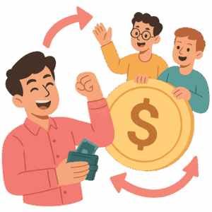 Gane con Referidos. Trae a tus amigos y gana cuando se suscriban